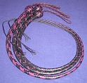 3 and 4ft 12 plait purple and black signals